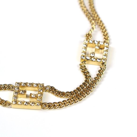 Fendi Gold Crystal Rare Bracelet - Picture 5 of 10